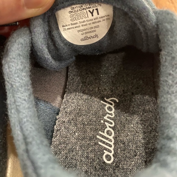 allbirds Other - Allbirds big kids size Y1 wool runners. Never worn. Brand new without box.